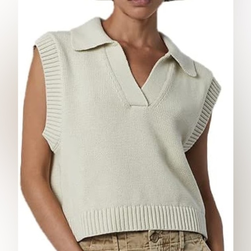 Velvet by Jenny Graham Oversized Sweater Vest - Size S